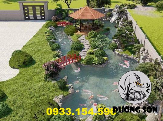 thi công hồ cá koi Bình Chánh