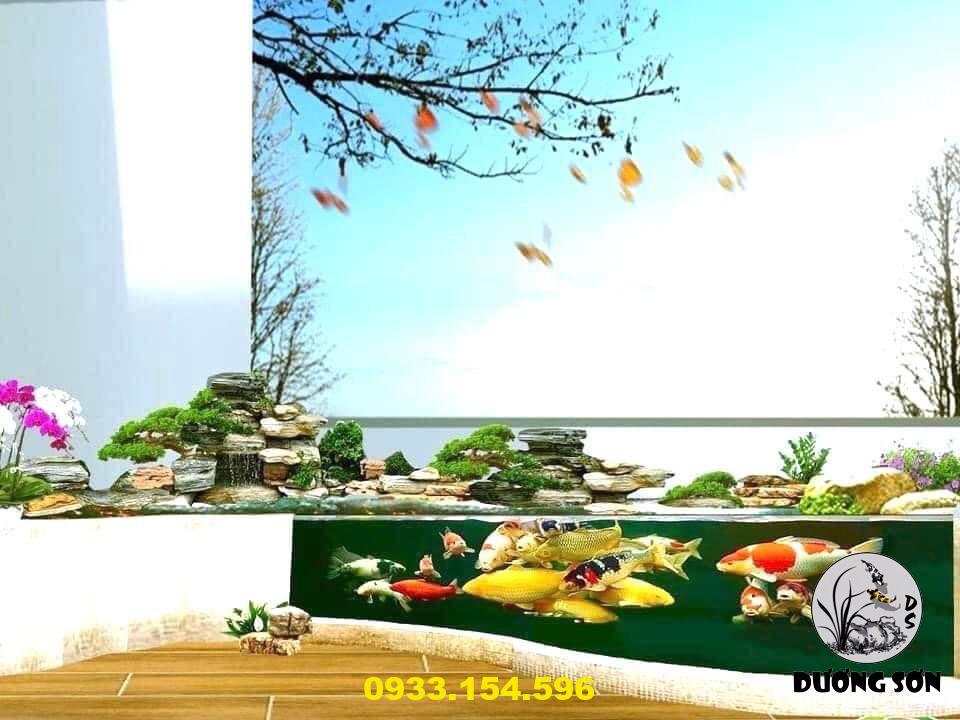 thi công hồ cá koi Tân Bình giá rẻ đẹp chất lượng